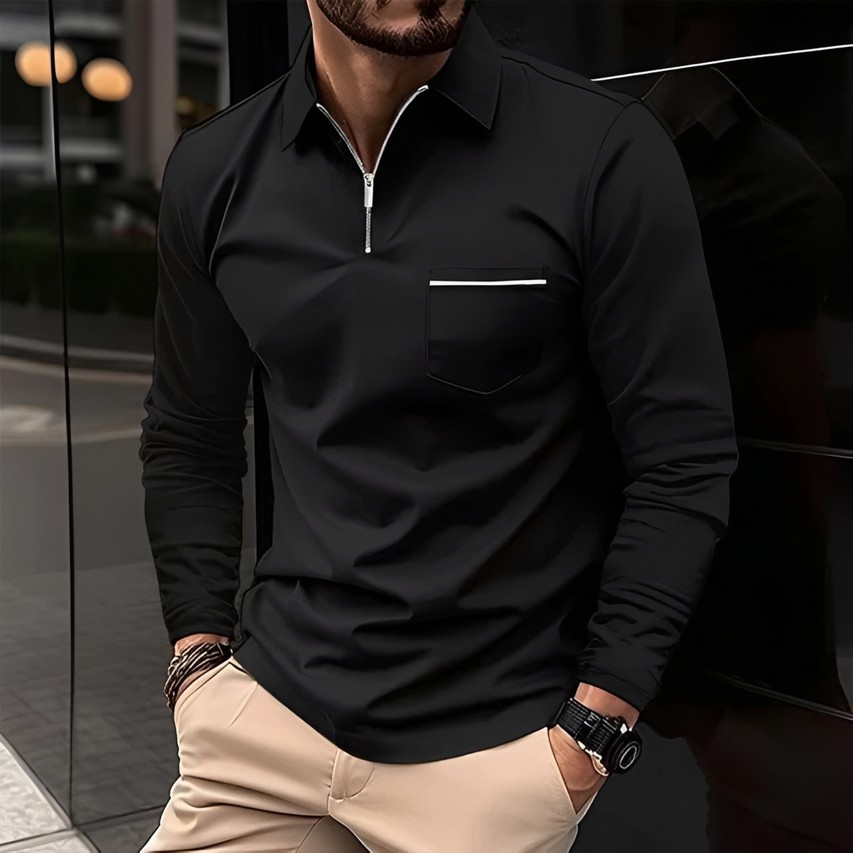 Romeo - Zeitloses und gemütliches Langarmshirt