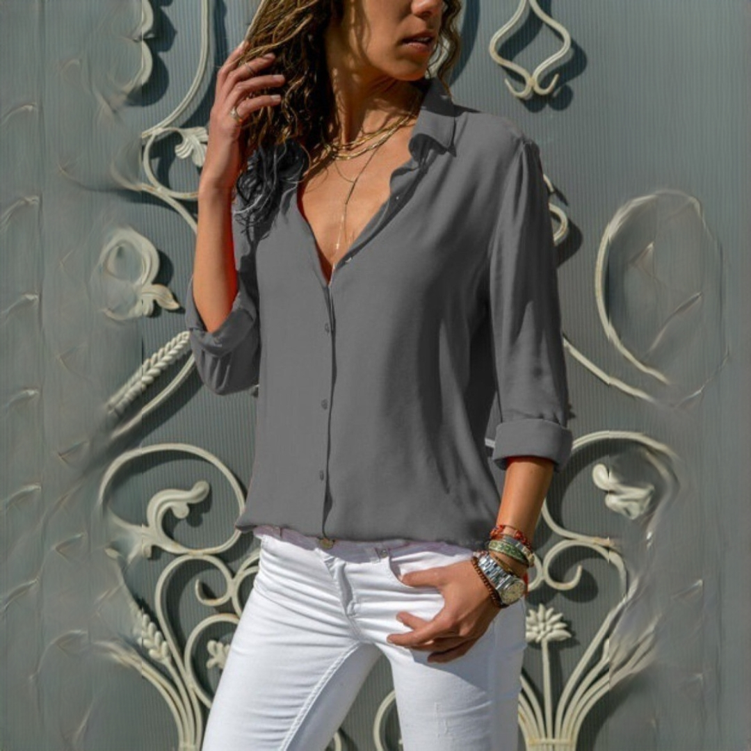 Jordena - Stilvolle Bluse mit Ärmeln