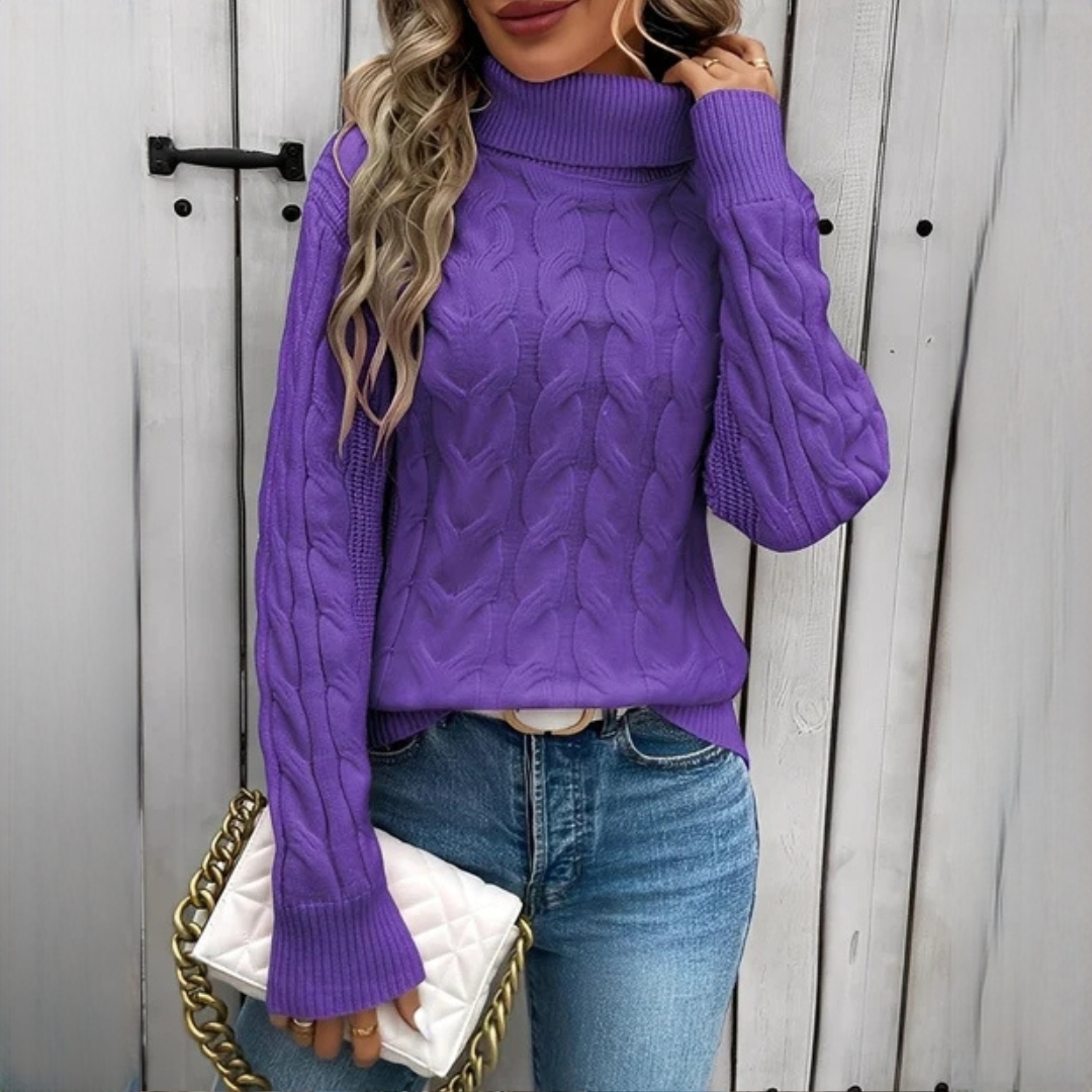 Elleonor - Komfortabler und wohltuender Rollkragenpullover