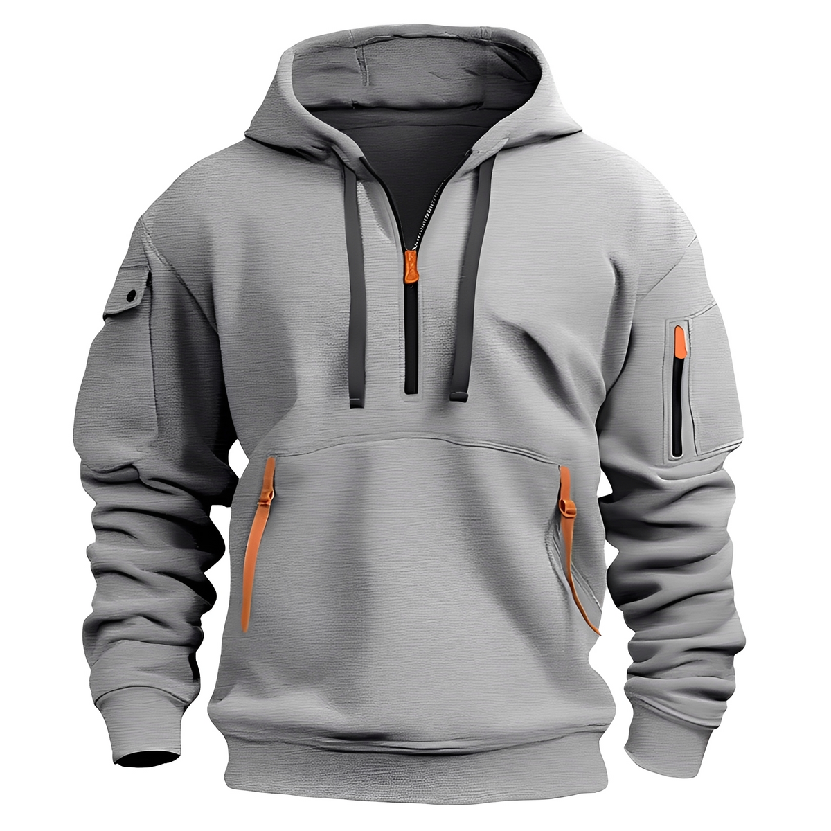 Norton - Robuster Hoodie mit halbem Reißverschluss