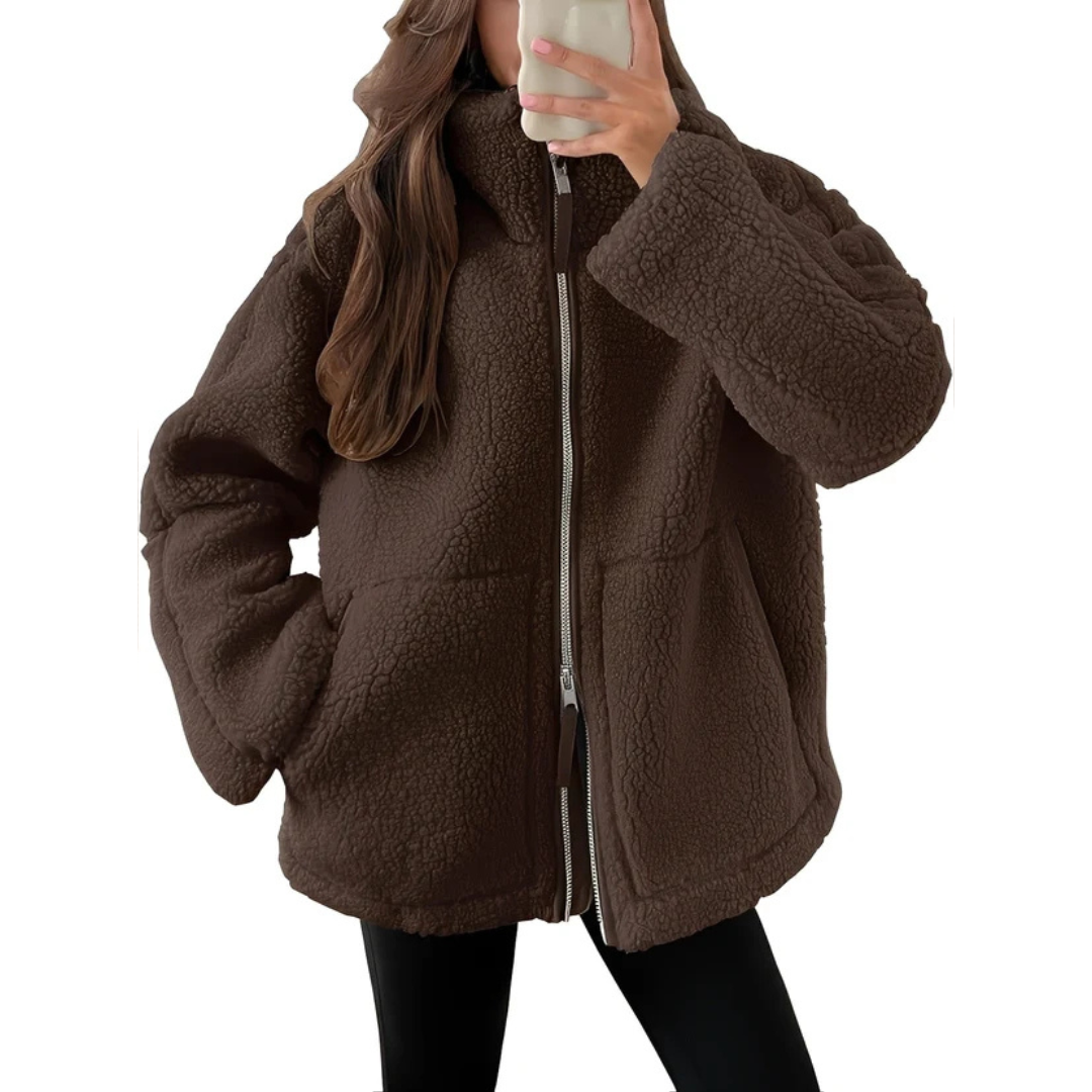 Rowena - Stylische Jacke mit Reißverschluss für Wärme