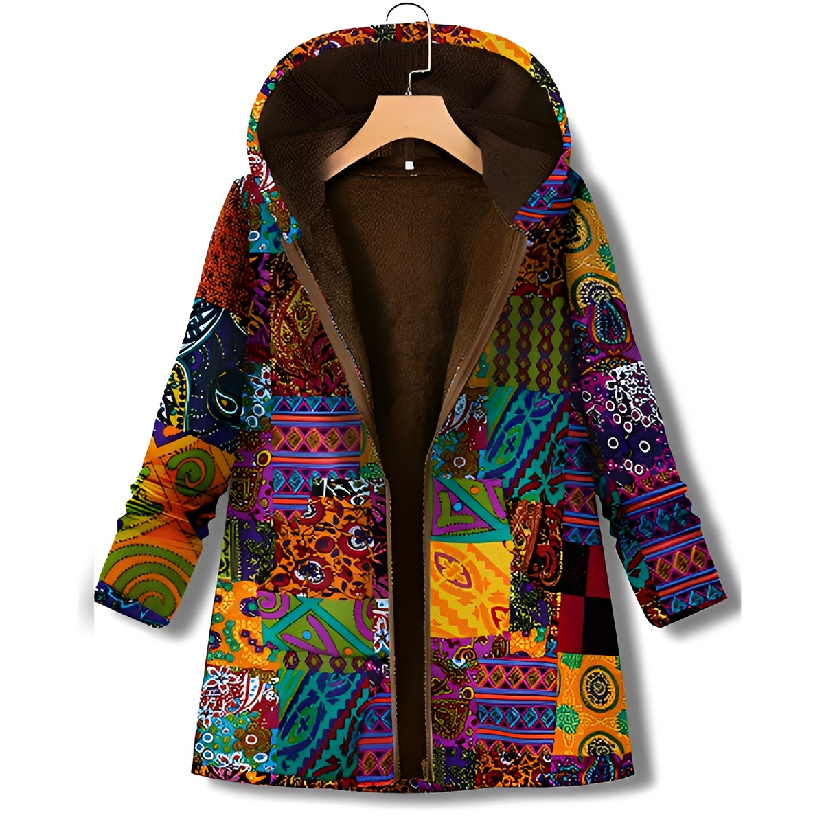 Olyvia - Vintage und gemütliche Kapuzenjacke