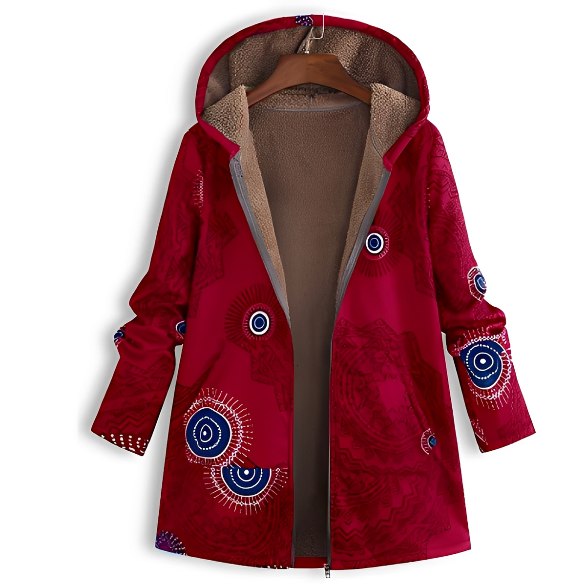 Olyvia - Vintage und gemütliche Kapuzenjacke