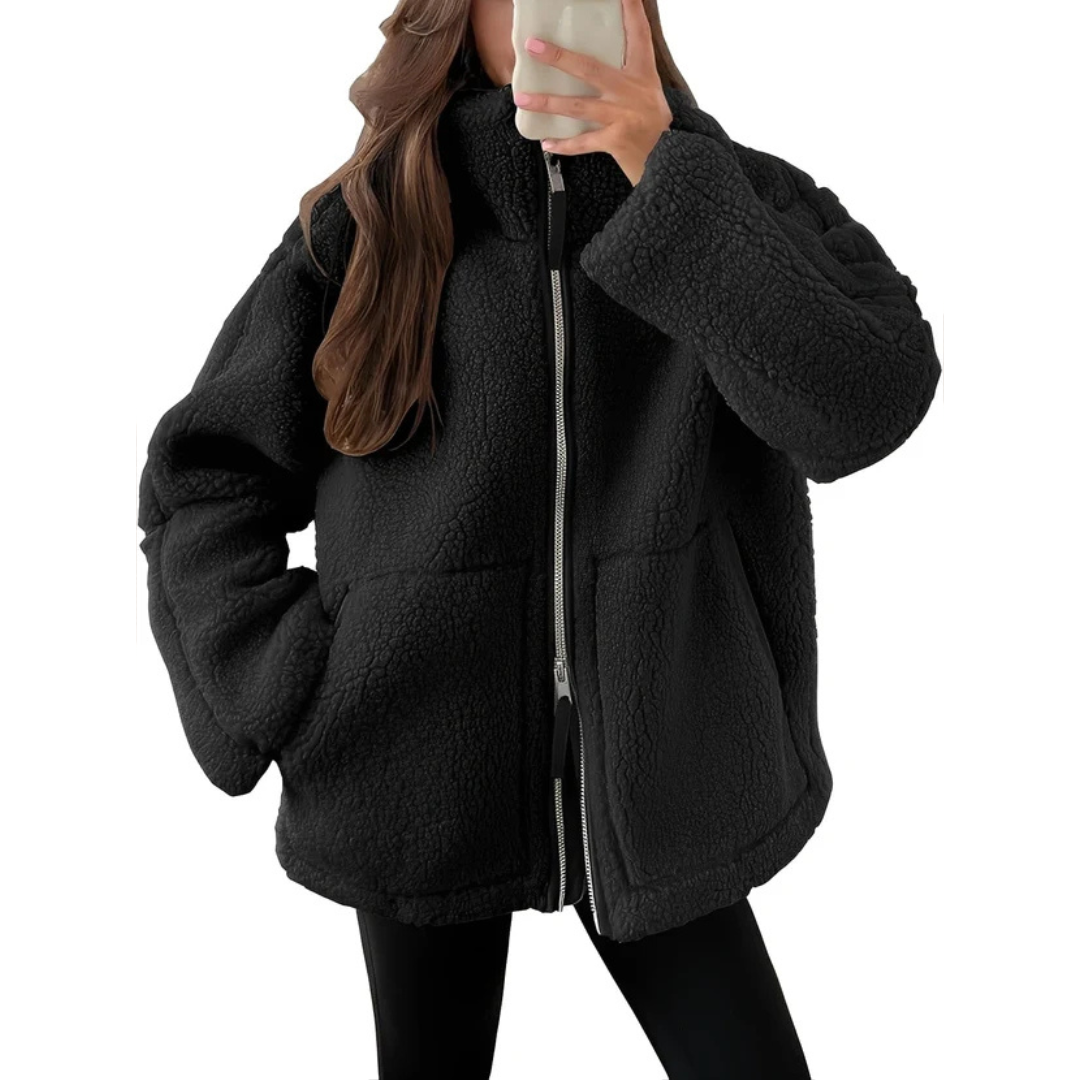 Rowena - Stylische Jacke mit Reißverschluss für Wärme