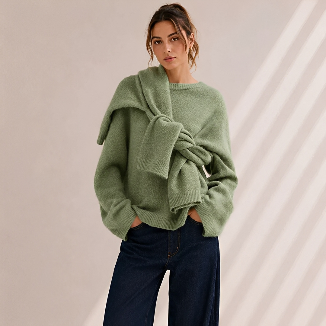 Clariza - Bequemer und angenehm warmer Rundhalspullover