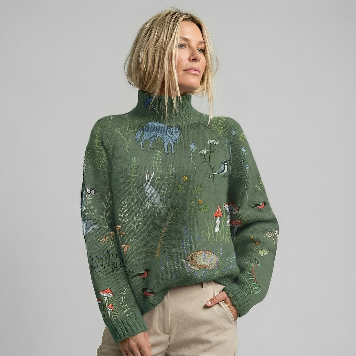 Amy - Stilvoller Rollkragenpullover