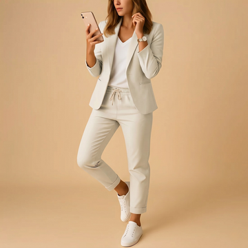 Aletha - Stilvoller Damenblazer mit Hose