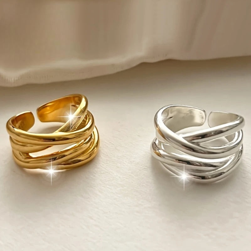 Riley – Geometrischer Ring der romantischen Liebe