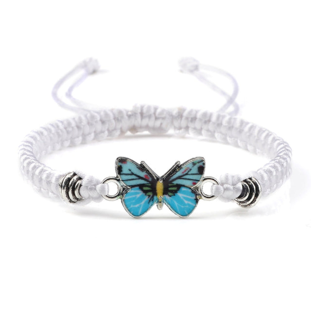 Elvina – Armband mit blauen Schmetterlingen