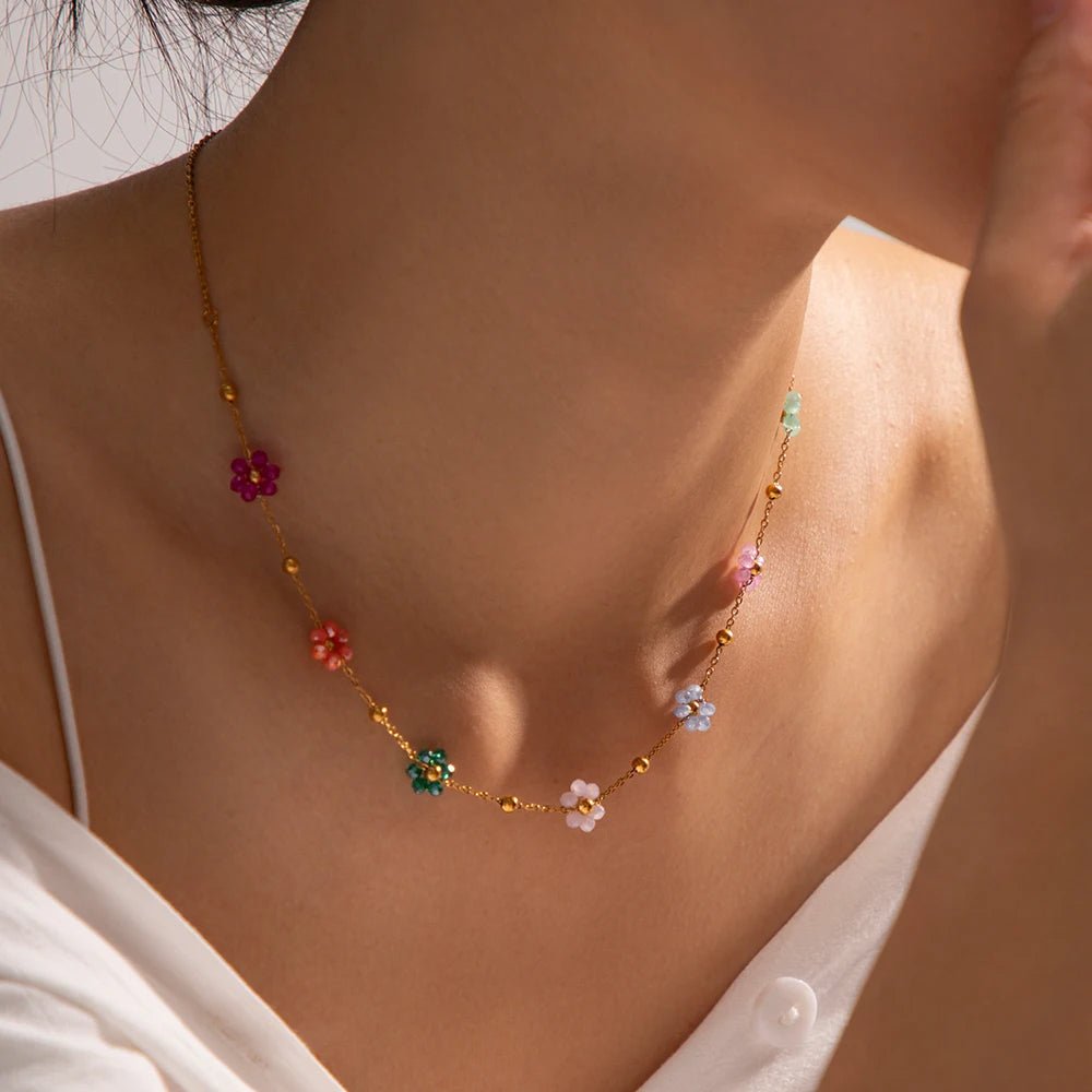 Eliane – Schmuck mit Frühlingsblüten