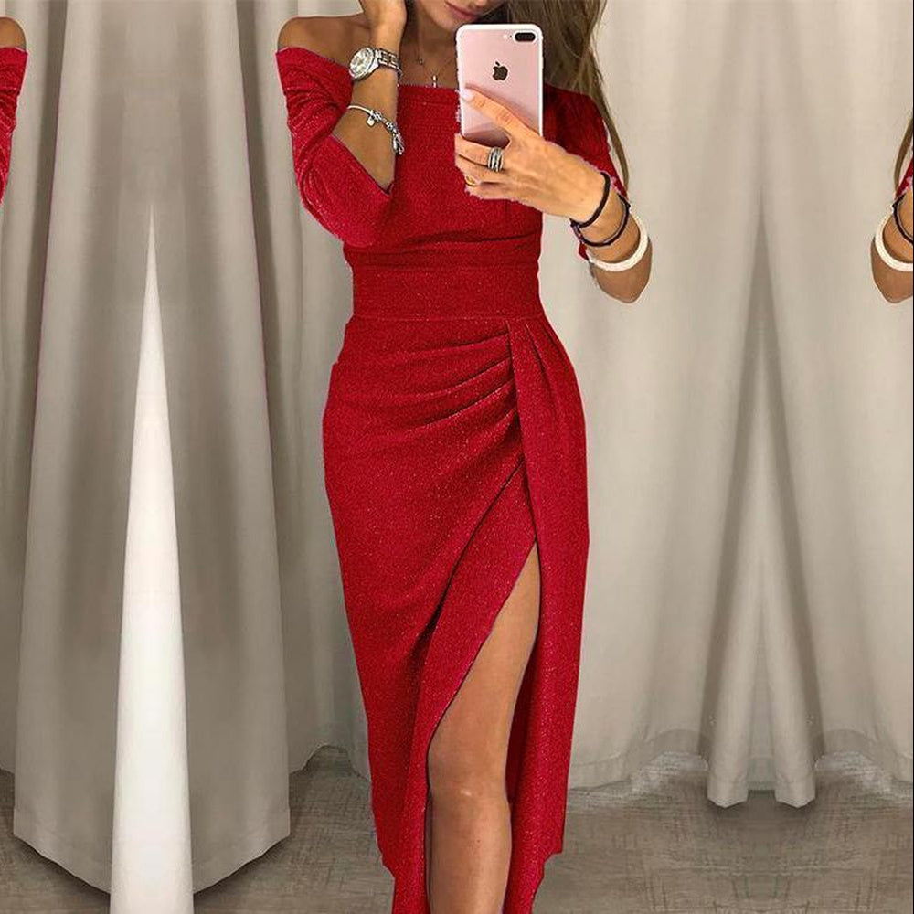 Alessandra – Elegantes Kleid mit trägerlosem Stil für Damen