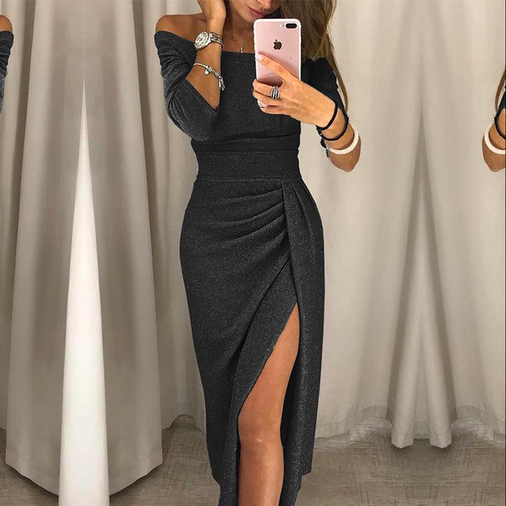Alessandra – Elegantes Kleid mit trägerlosem Stil für Damen