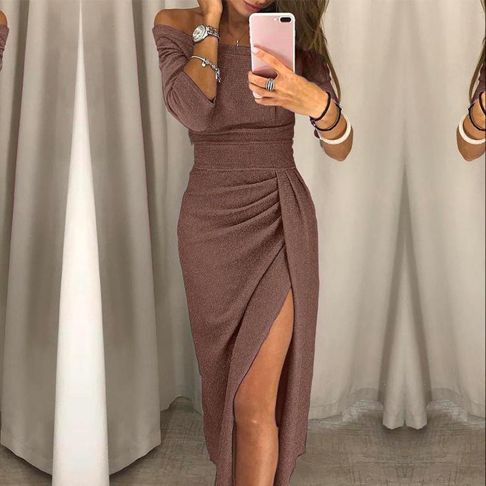 Alessandra – Elegantes Kleid mit trägerlosem Stil für Damen