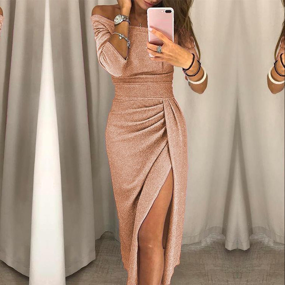 Alessandra – Elegantes Kleid mit trägerlosem Stil für Damen