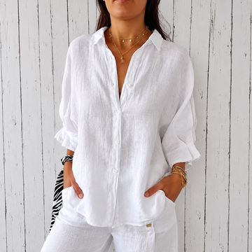 Madison - Elegante Bluse mit traditionellem Schnitt und Knöpfen