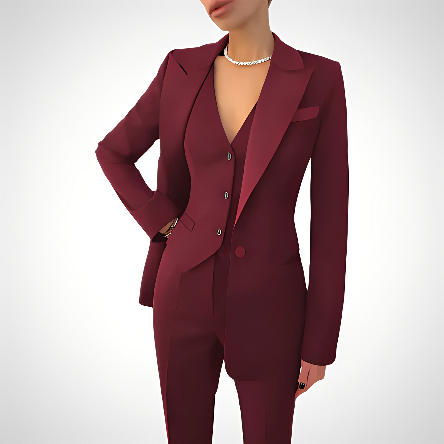 Devina - Dreiteiliges Anzugset für Damen