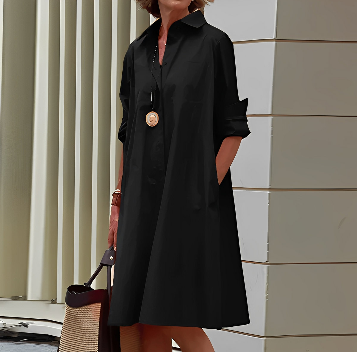 Micaela - Elegantes Hemdkleid für Frauen