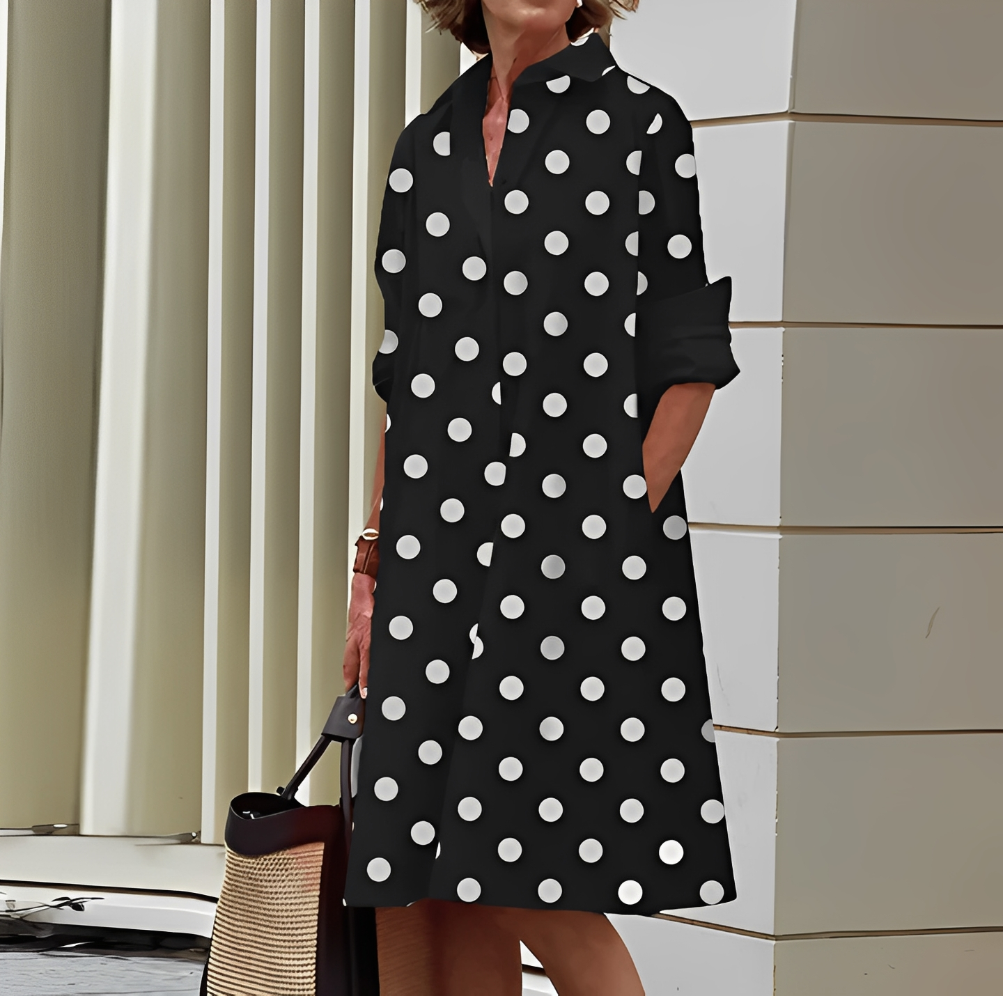 Micaela - Elegantes Hemdkleid für Frauen