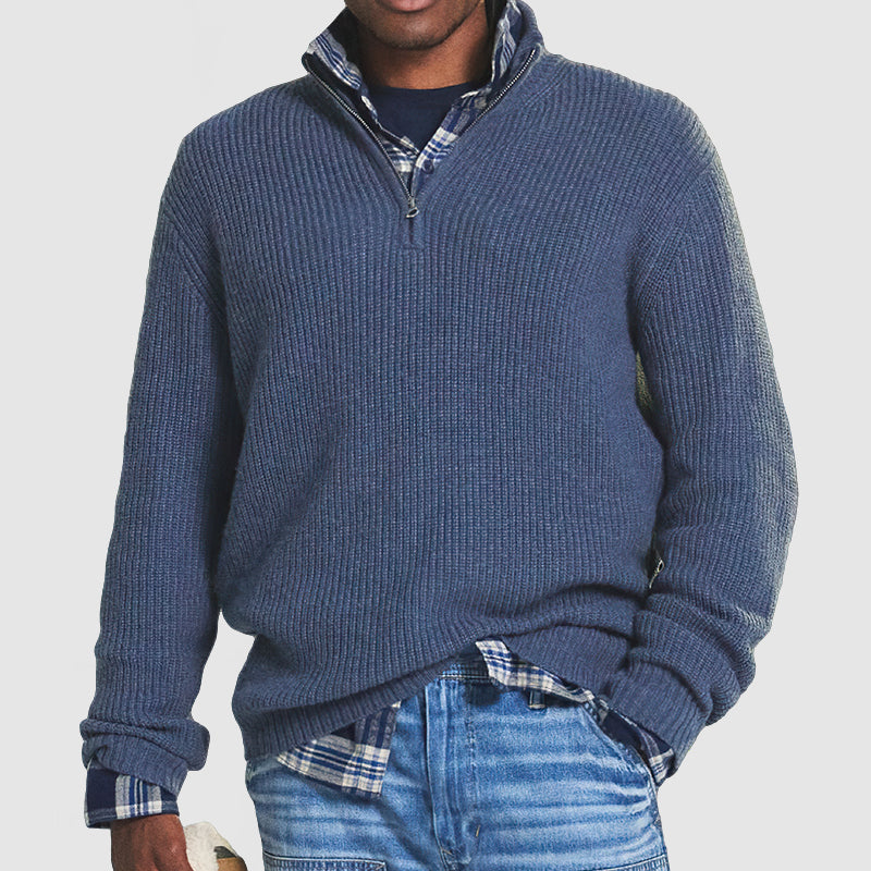 Constantine – Bequemer Pullover mit Reißverschluss für Herren