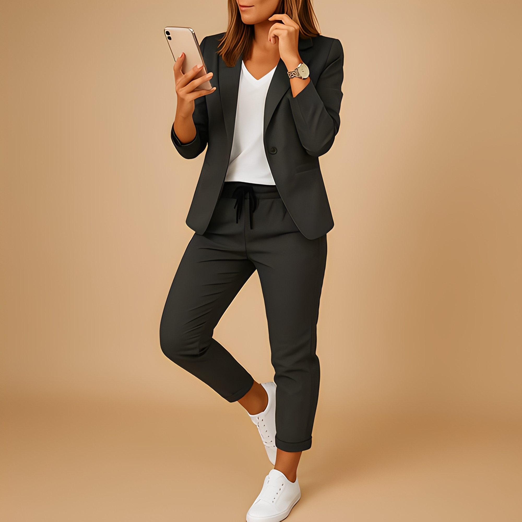 Aletha - Stilvoller Damenblazer mit Hose