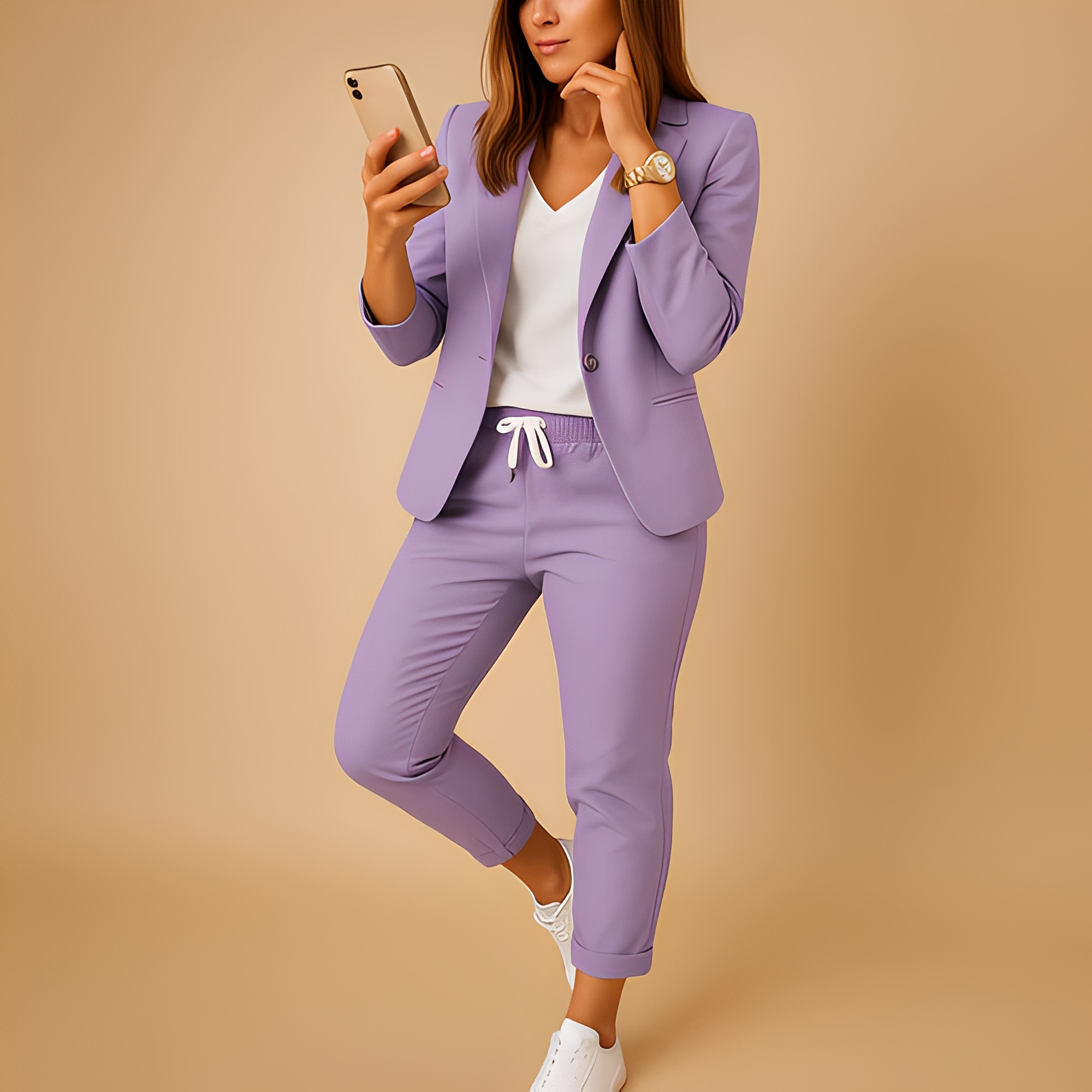 Aletha - Stilvoller Damenblazer mit Hose