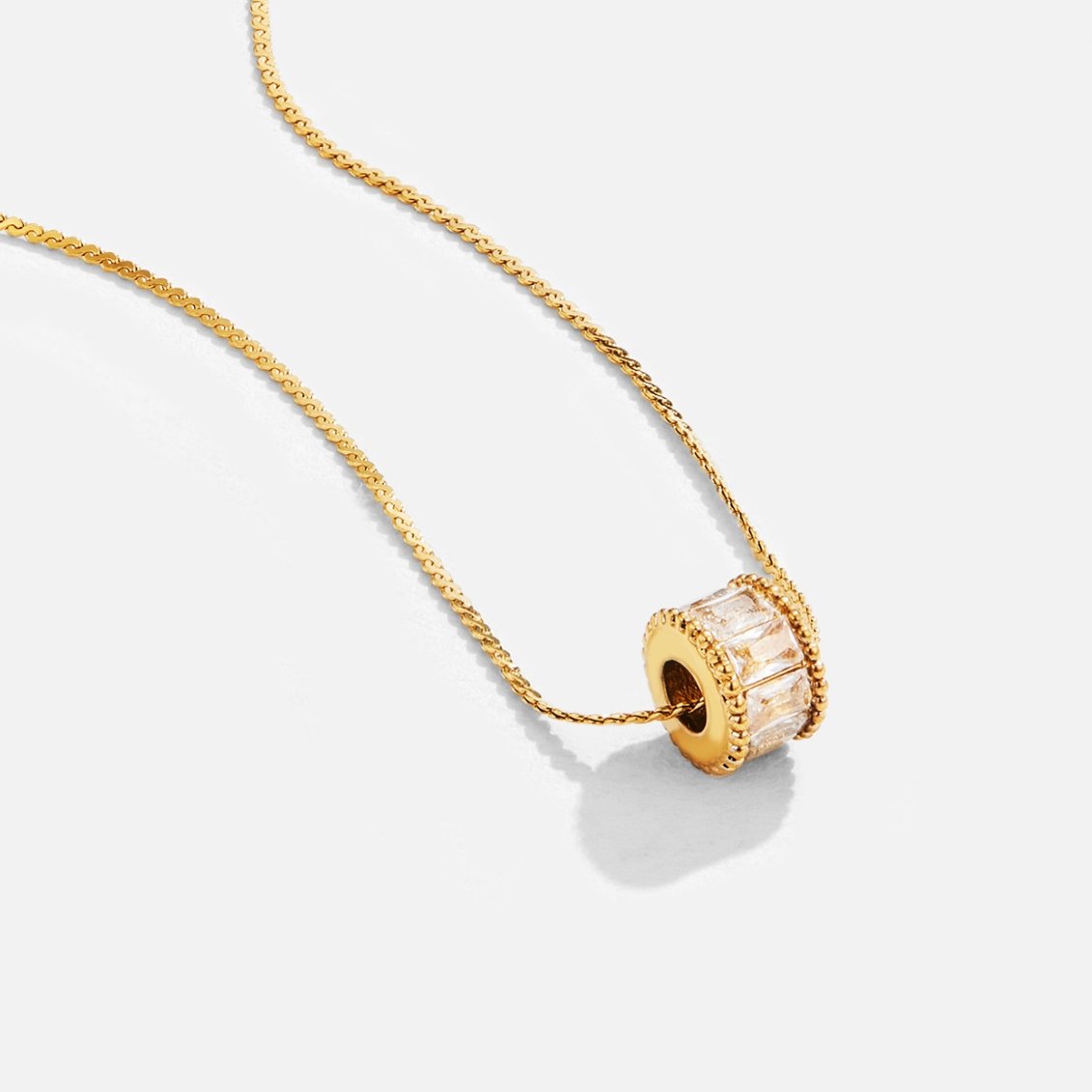 Gigi – Halskette aus 18K Gold mit Kristall
