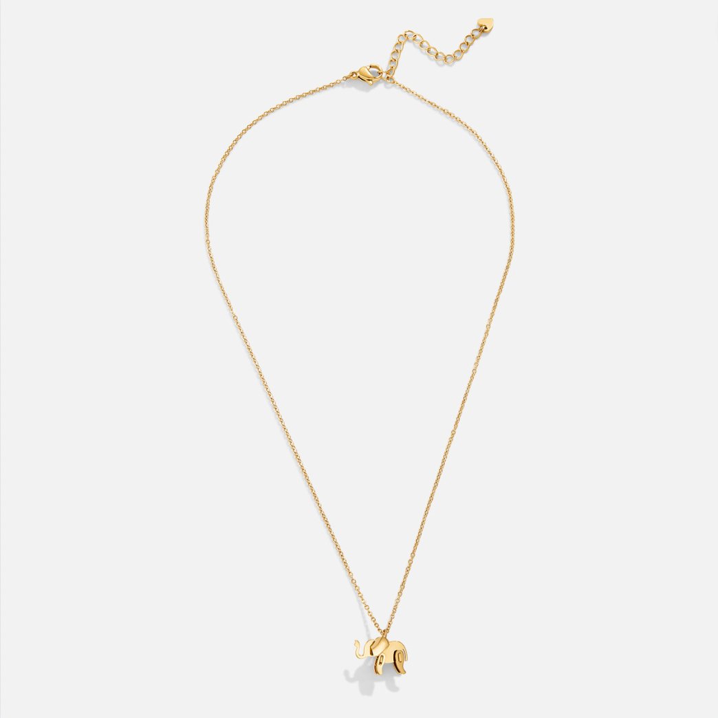 Dione - Elegante Elefantenhalskette in Gold