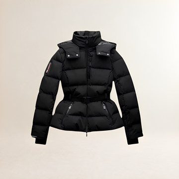 Damen Steppjacke - Gürtel, Kapuze, gesteppte Optik, reguläre Passform