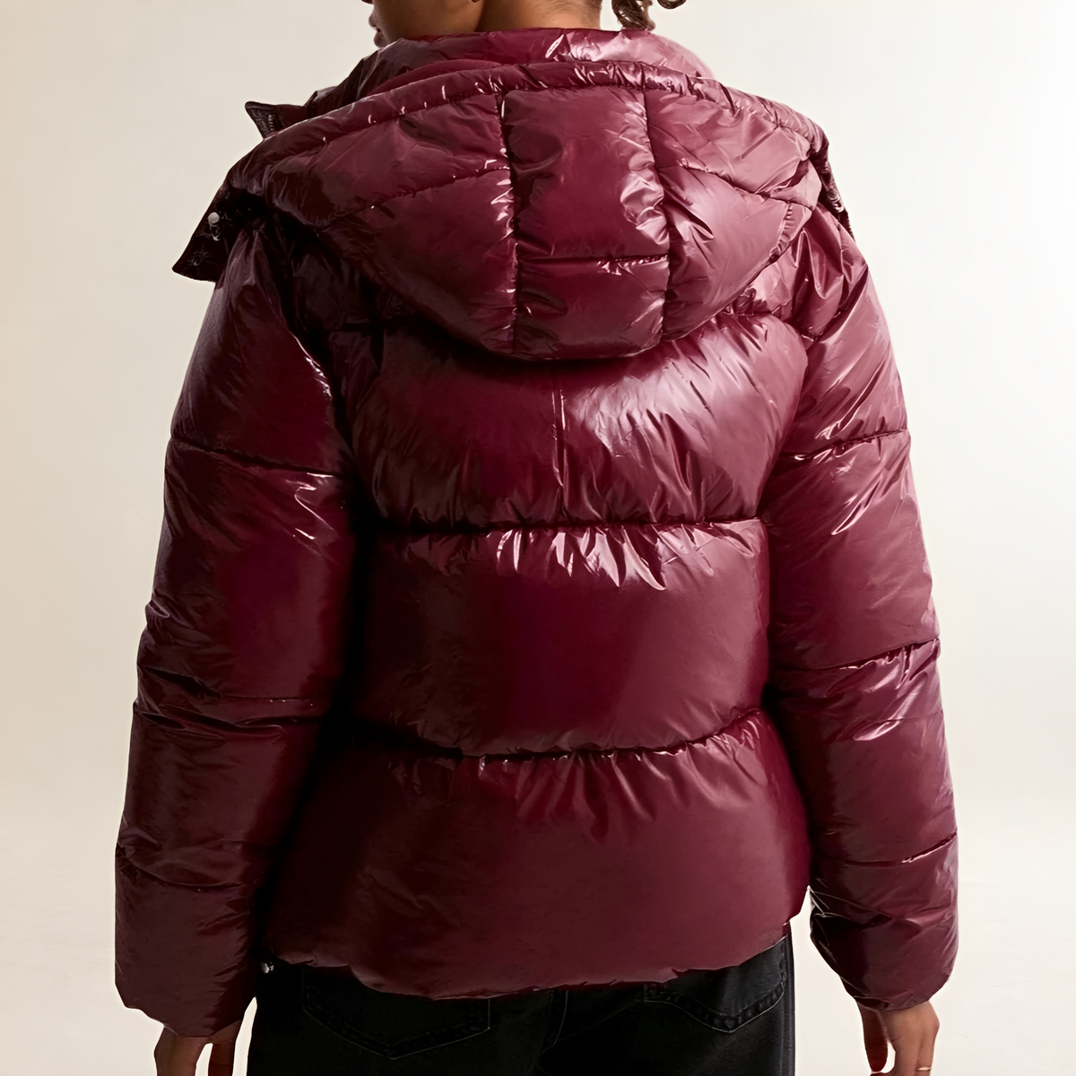 Damen Steppjacke - Kapuze, Reißverschluss, Quiltmuster, Regulärer Schnitt