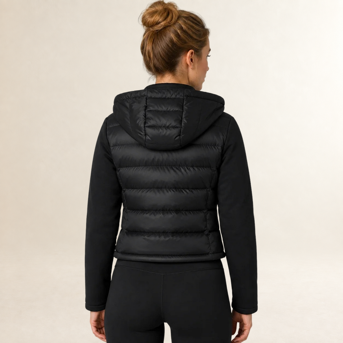 Damen-Steppjacke mit Kapuze und Reißverschluss - Leicht und lässige Passform