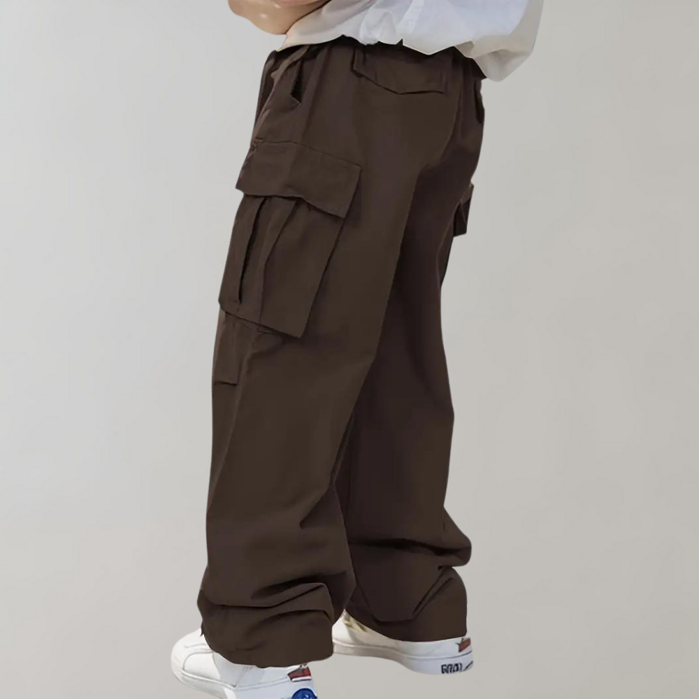 Herren Baggy Cargo Hose - Loose Fit mit Mehreren Taschen