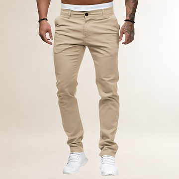 Herren Chino-Hose - Slim Fit mit Reißverschluss und Schrägtaschen