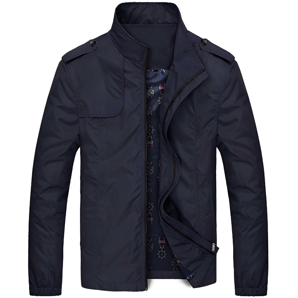 Herren Jacke Freizeit leicht mit Reißverschluss und Taschen - Regulärer Schnitt