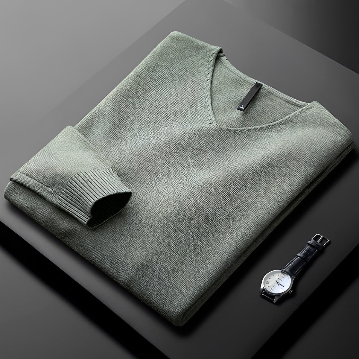 Herren V-Ausschnitt Pullover - Klassischer Schnitt, Vielseitiger Stil
