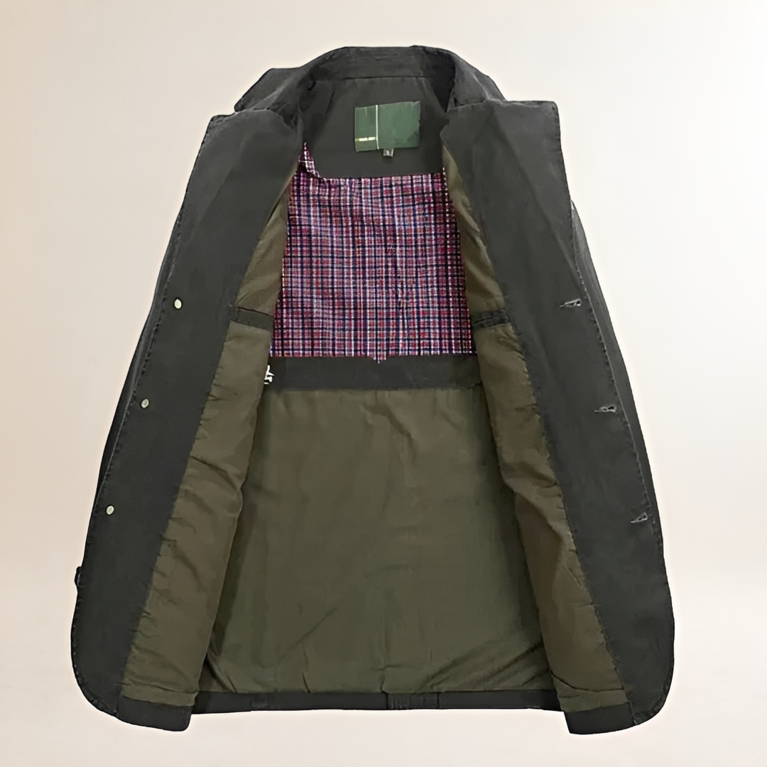 Männer Casual Blazer mit Mehreren Taschen und Knopfverschluss - Regular Fit