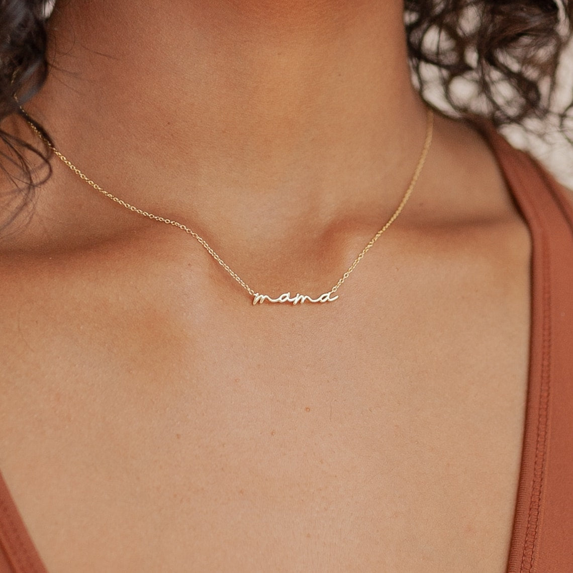 Elegantes Mama-Halsband - Mama-Halskette