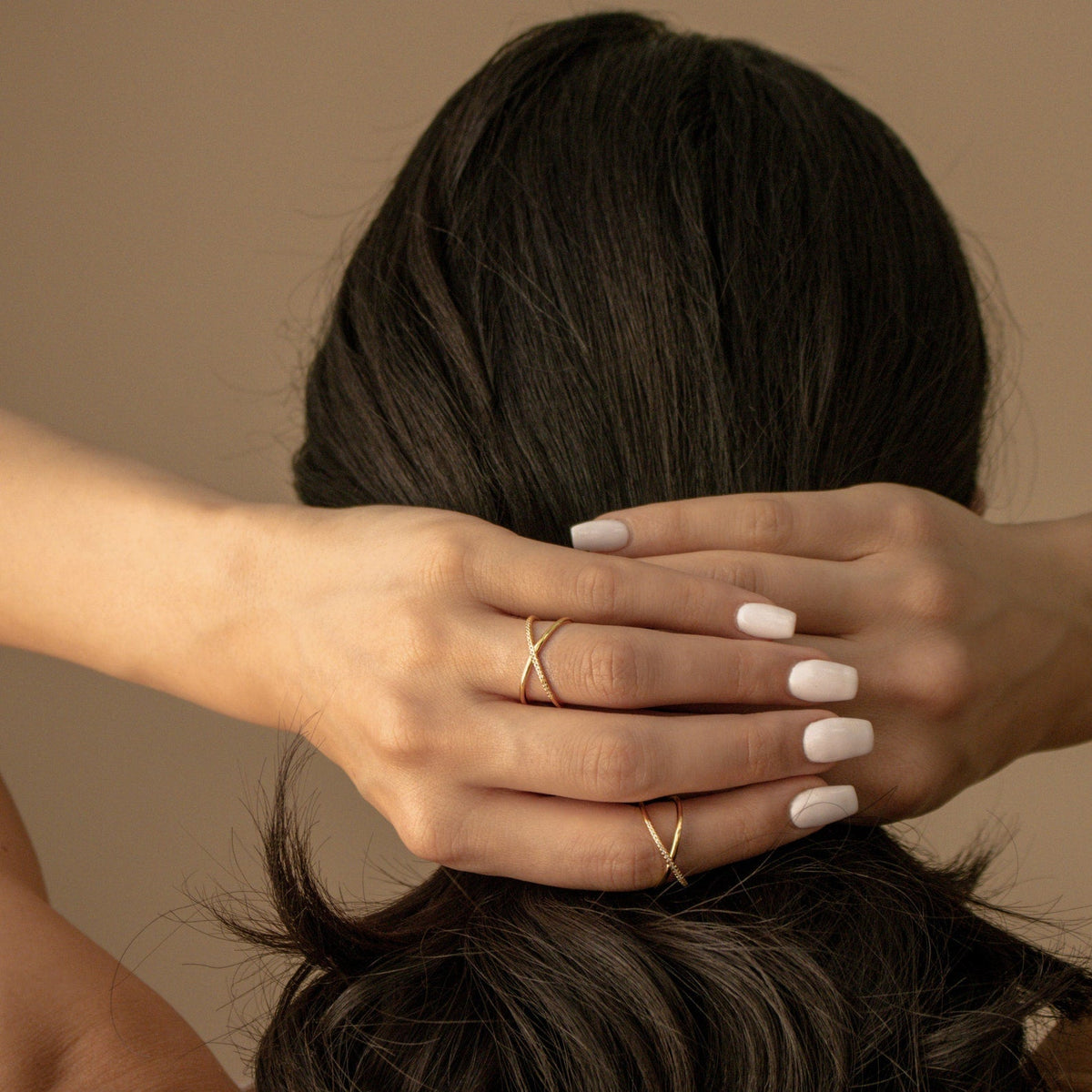 Lena – Exquisiter Pavé X Ring