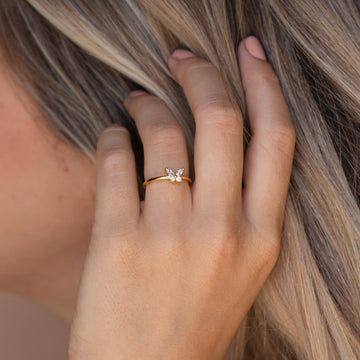 Schmetterling – Eleganter Diamantring
