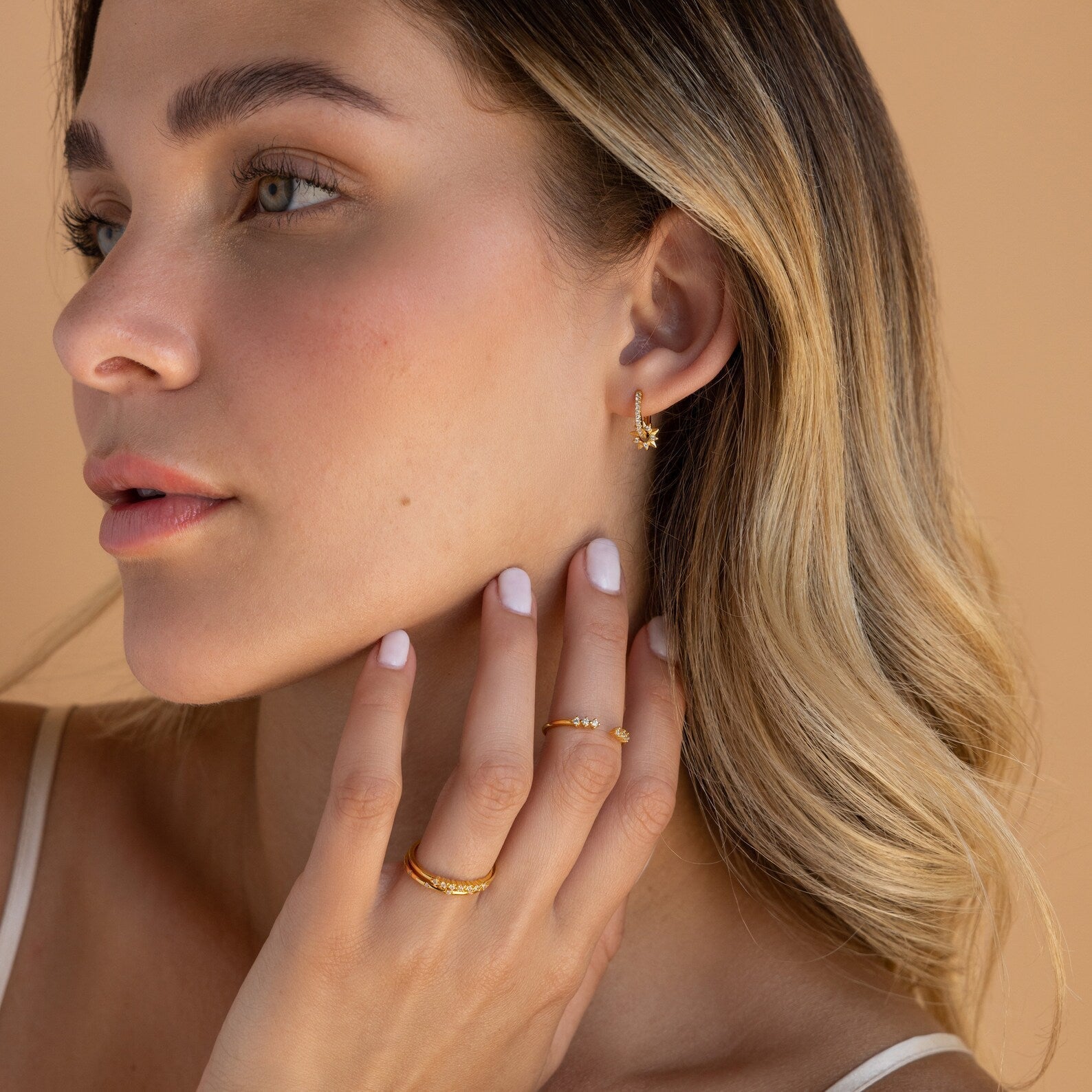 Natalia – Pavé Soleil Ohrringe