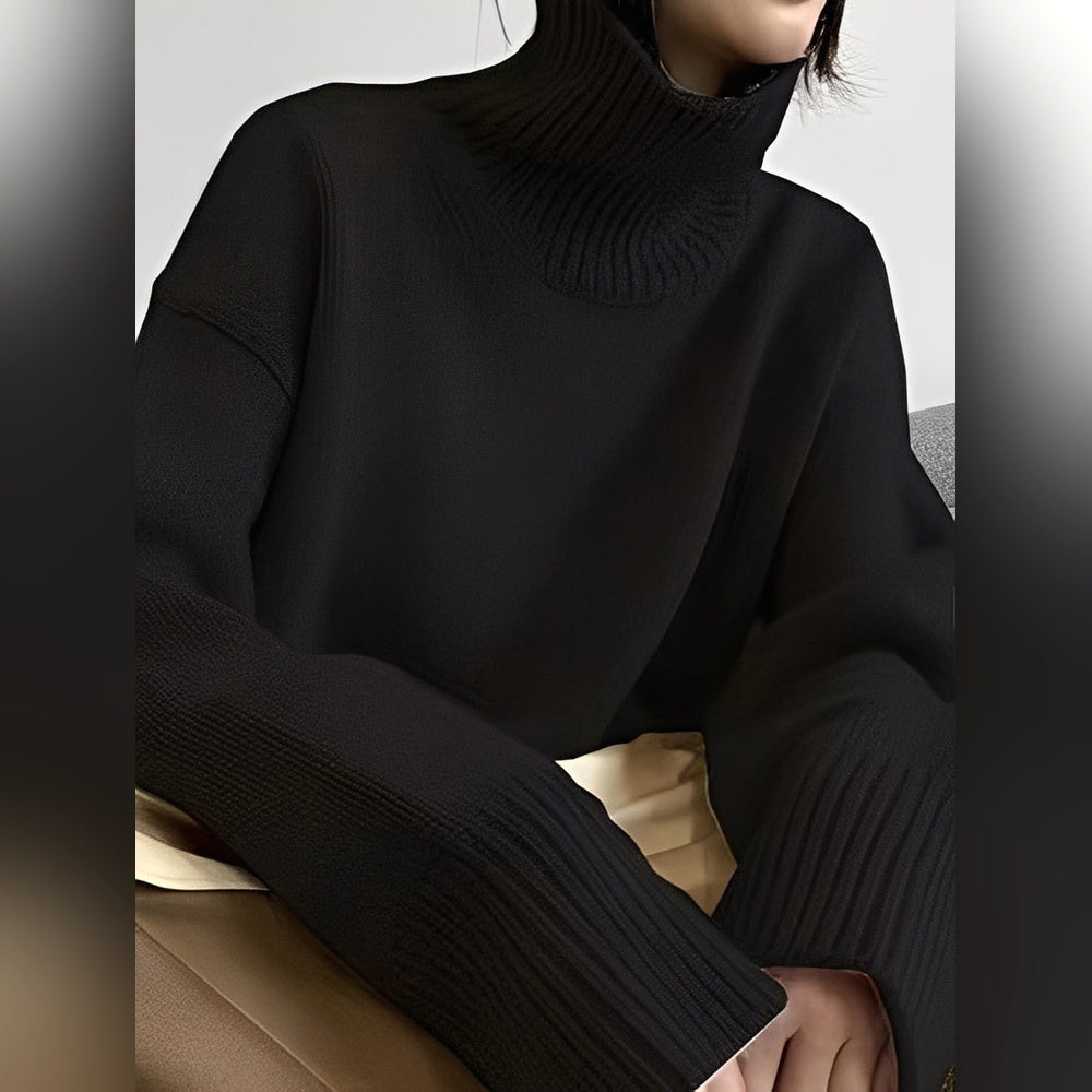 Yvette – Pullover mit hohem Kragen für Damen