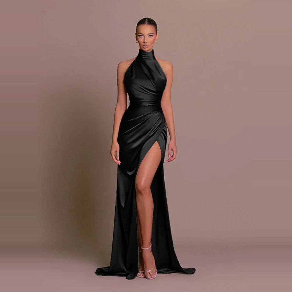 Avigail - Schickes Abendkleid mit hohem Schlitz