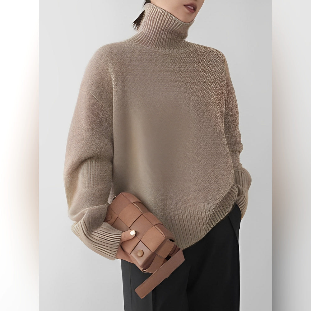 Yvette – Pullover mit hohem Kragen für Damen