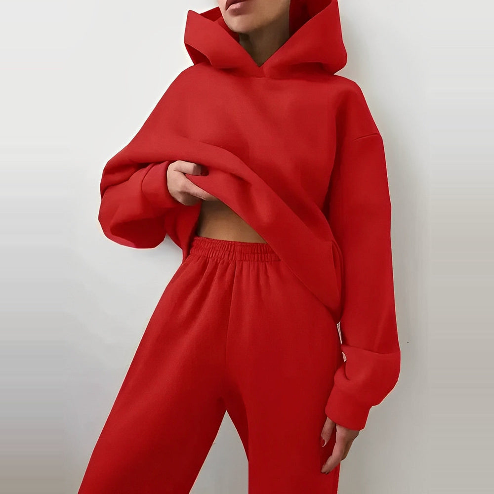 Nora – Damen-Set mit Kapuzenpullover und Jogginghose