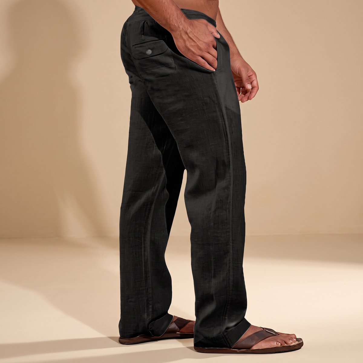 Elias - Weit geschnittene gerade Hose