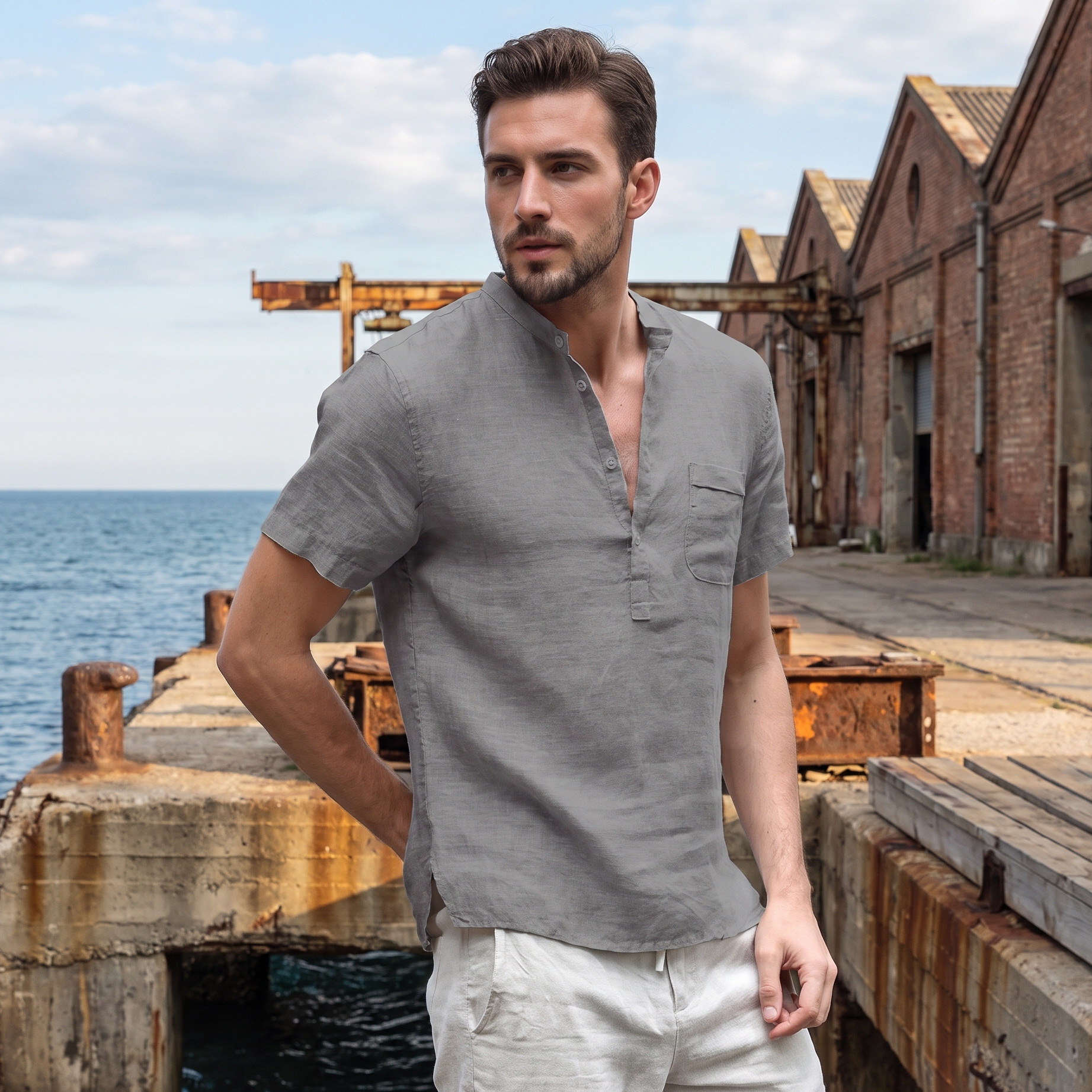 Zack - Legeres Kurzarmhemd