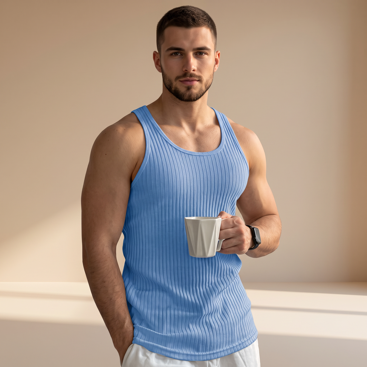 Jacobs - Leger geschnittenes enges Tanktop