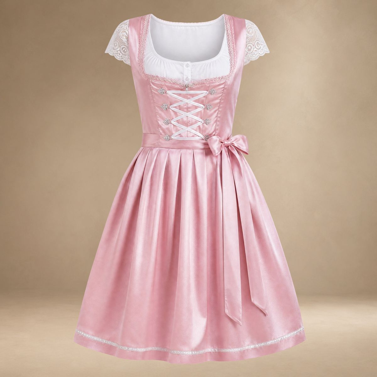 Ariana - Schlichtes Oktoberfest-Midikleid (Futter nicht enthalten)