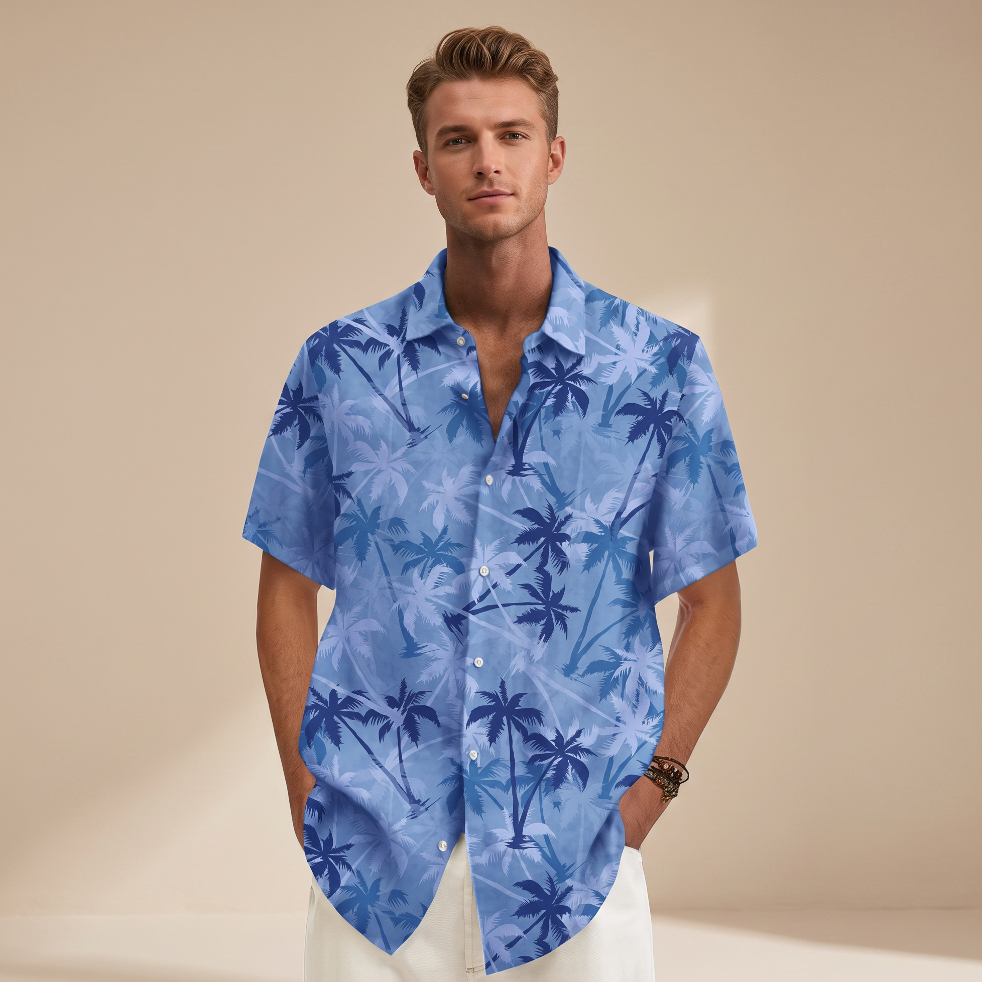 Jenson - Oberteil mit hawaiianischem Muster