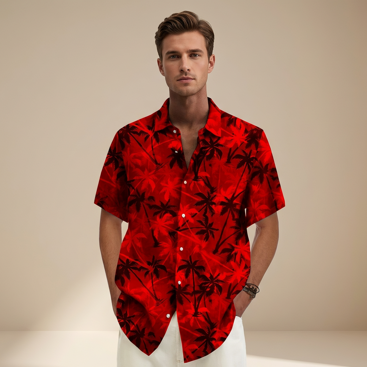 Jenson - Oberteil mit hawaiianischem Muster