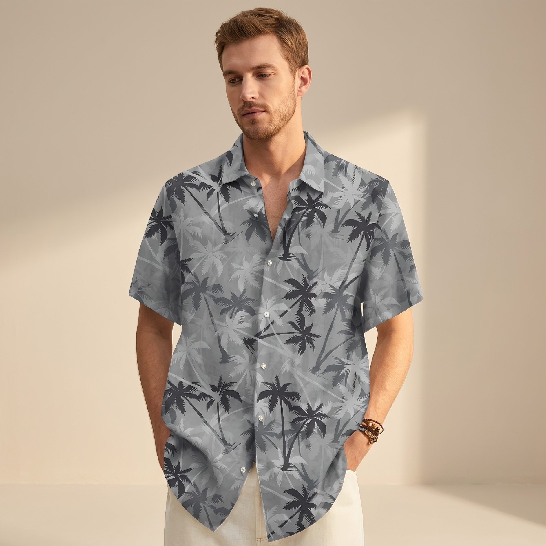 Jenson - Oberteil mit hawaiianischem Muster